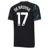 Officiële Voetbalshirt + Korte Broek Manchester City De Bruyne 17 Derde 2023-24 - Kids